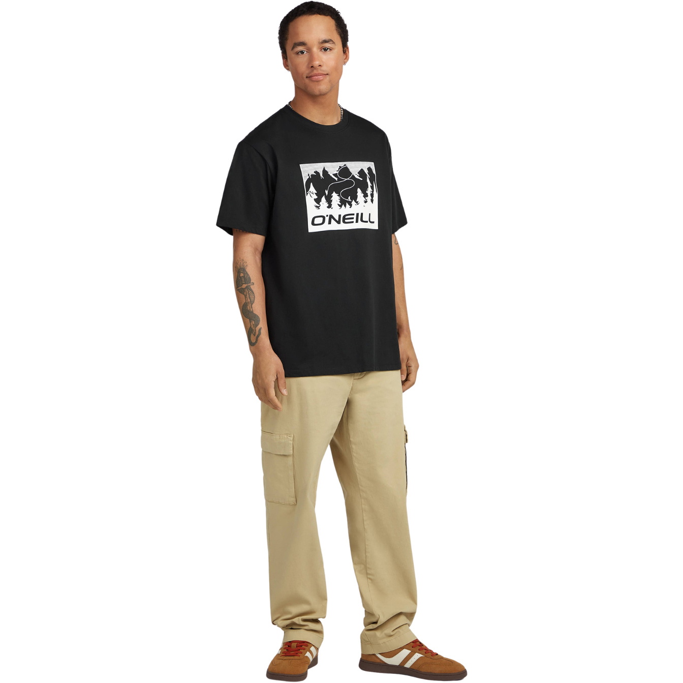 2026 O'Neill Mens Must-have Front Print T-Shirt 2850393 - Black Out